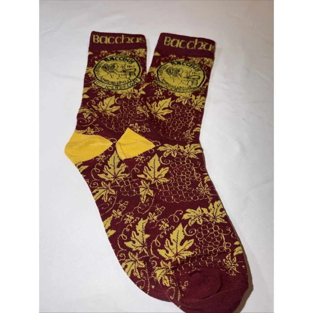 NEW 2025 Krewe of Bacchus Bacchaneers Socks Mardi Gras New Orleans Parade Float‎